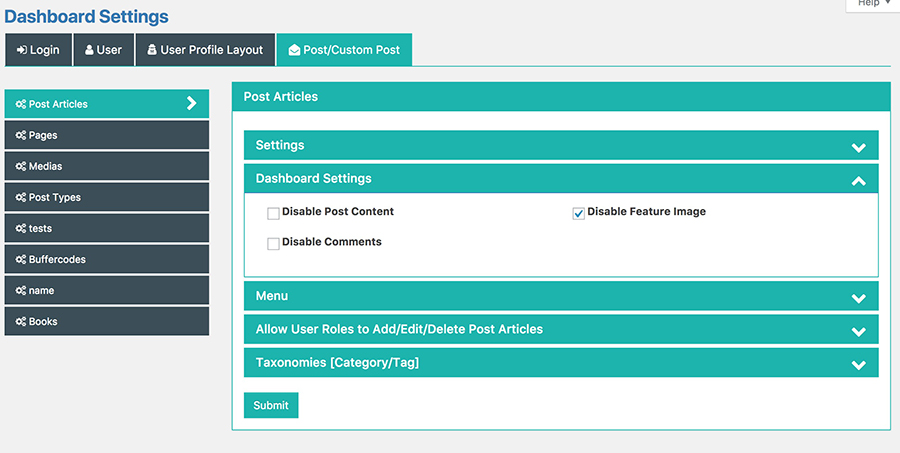 Disable Default Post