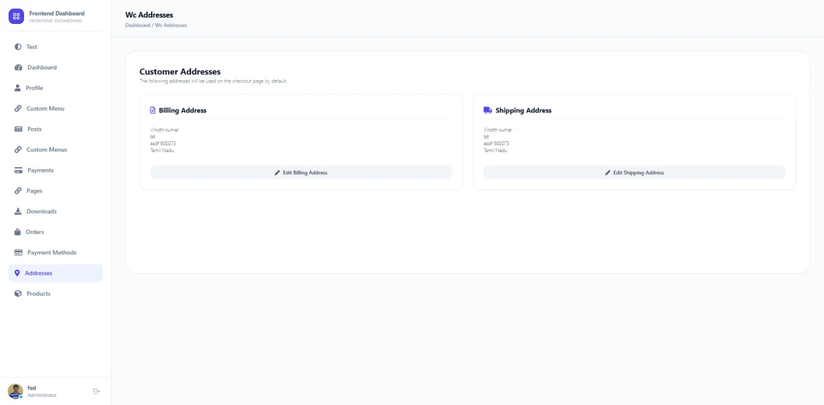 Fast, Responsive Billing & Shipping Address Editor