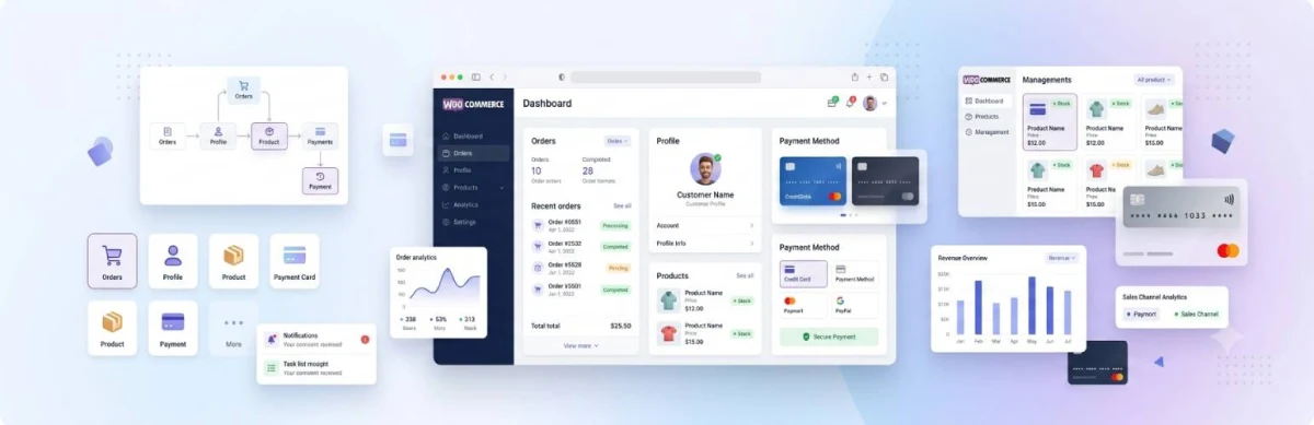 Frontend Dashboard for WooCommerce