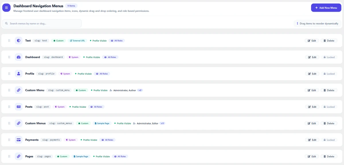 Custom Navigation Tabs & Role-Based Visibility Rules