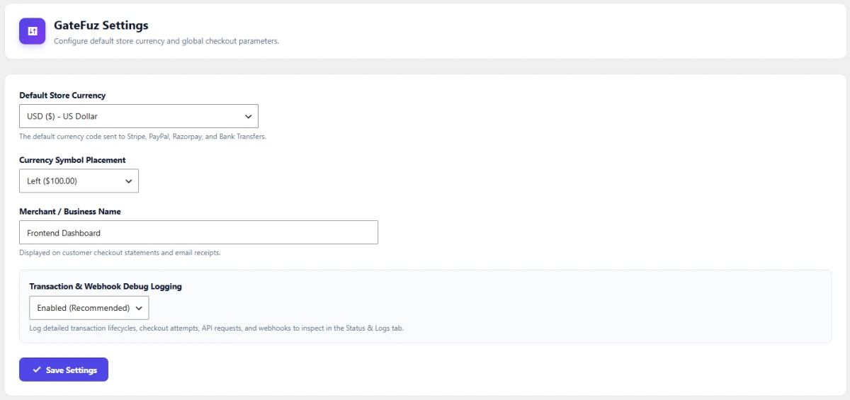 Store Currency Rules & Comprehensive Diagnostic Logging